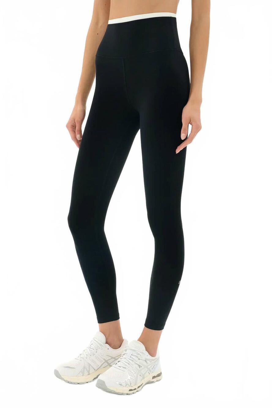 NEW SPLITS59 women's dual airweight leggings in black/white